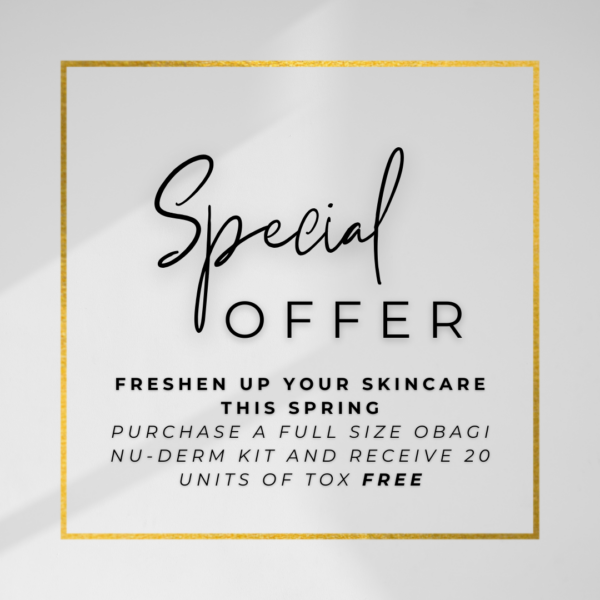 Special - Obgai Nu-Derm Kit + 20 Units of Tox