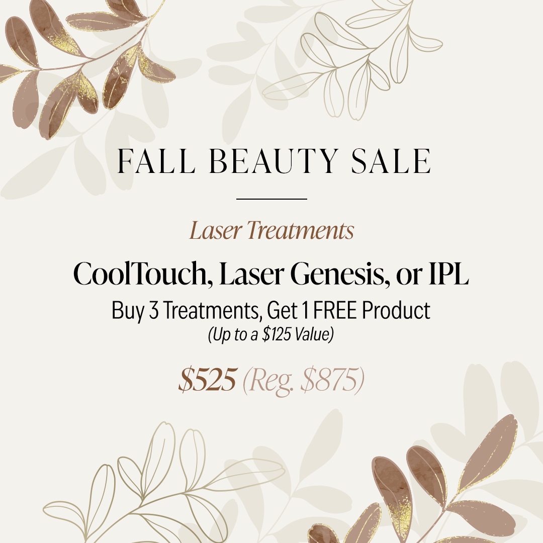 Laser Treatments: CoolTouch, Laser Genesis, or IPL (Buy 3, Get 1 Free Product)